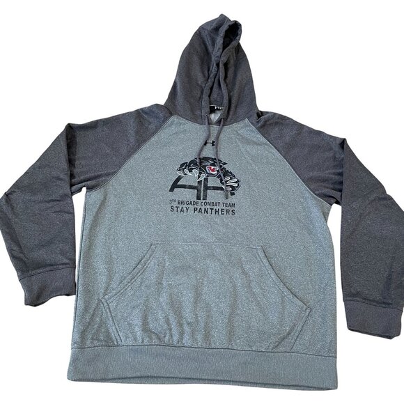 3rd Brigade Combat Team Panthers Hoodie Sweatshirt Men's Size Large Under Armour - Picture 1 of 5